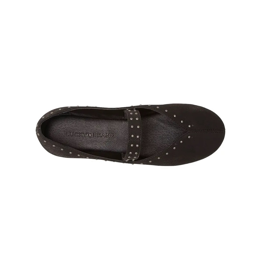 Lucky Brand Girls Studded Mary-Jane's
Flat Shoes Black size 2 Matte black flats - Picture 5 of 11
